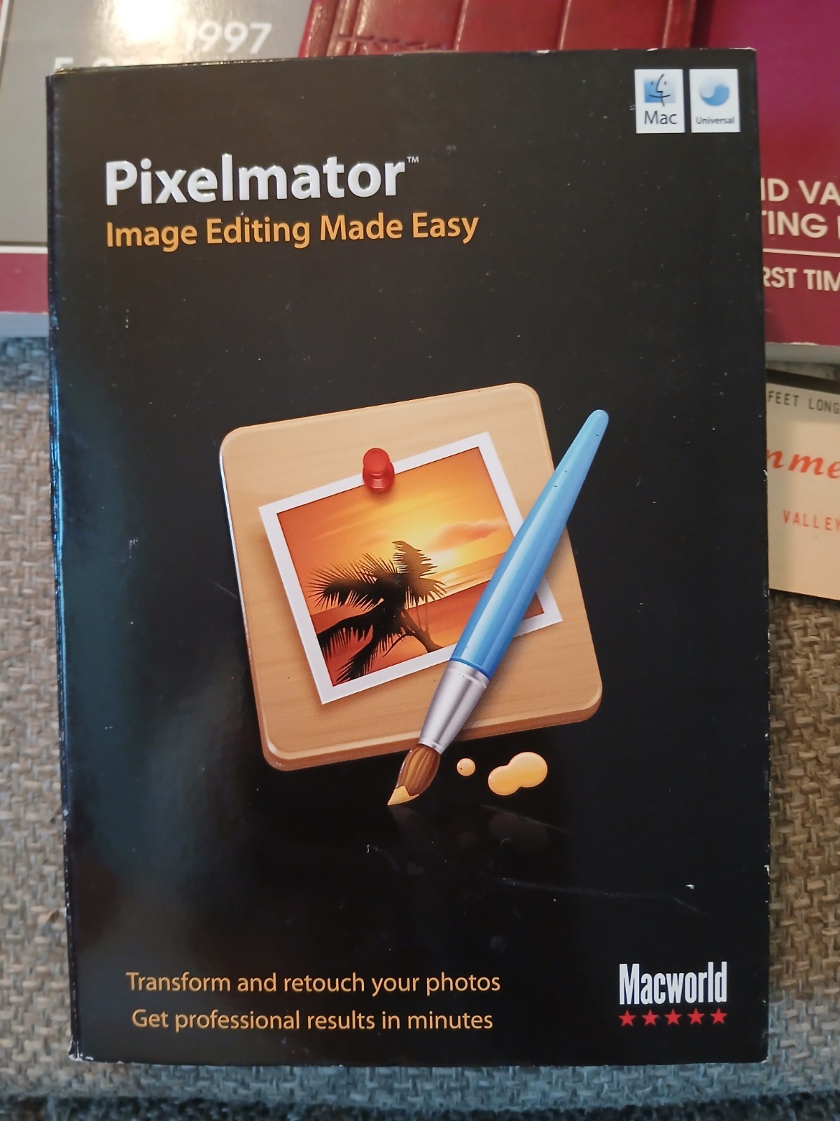 Pixelmator Image Editing Made Easy CD-ROM For MAC New Sealed