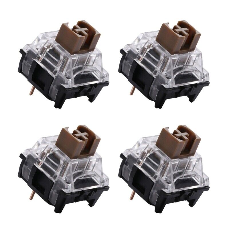4/10PCS Keyboard Switches Tactile Brown V2 Dustproof