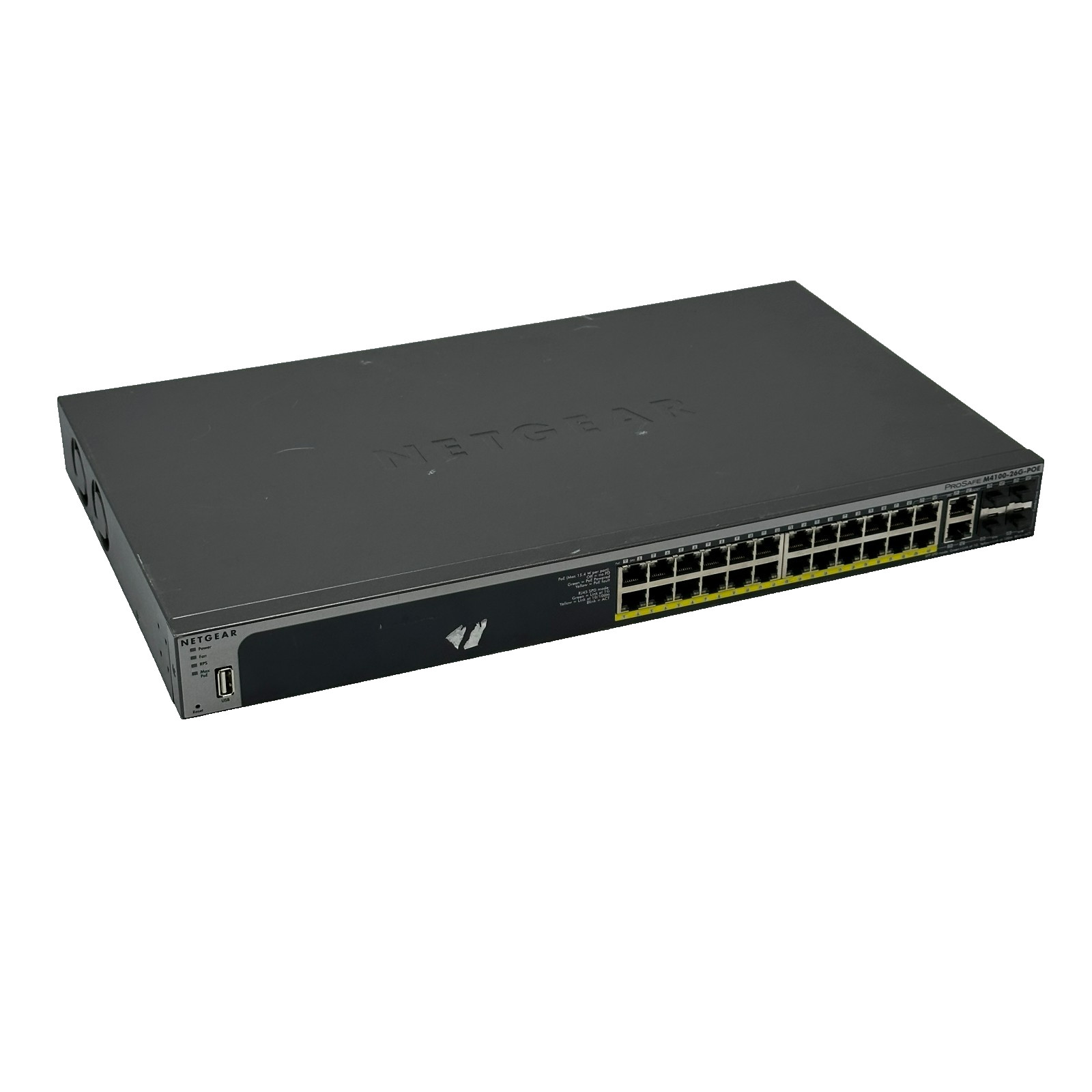 Netgear ProSafe M4100-26G-POE (GSM7226LP) 26-Port Gigabit L2+ PoE Managed Switch