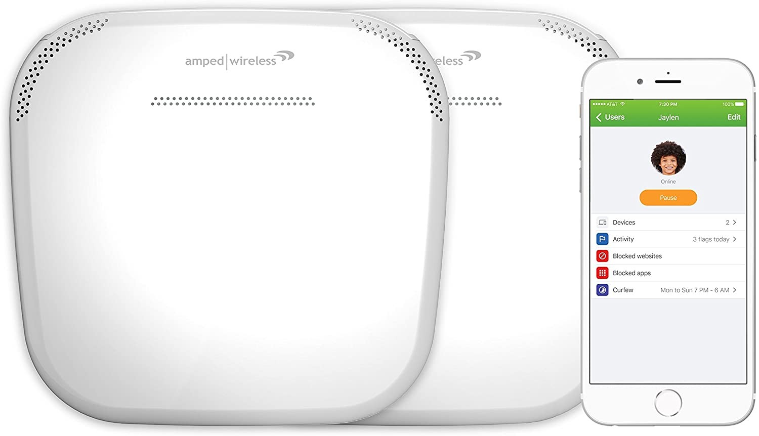 Amped Wireless ALLY Plus Whole Home Smart Wi-Fi System (Kit) ALLY-0091K