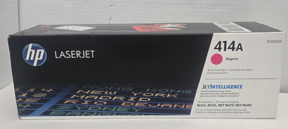 Genuine HP 414A Magenta W2023A LaserJet Toner Cartridge SEALED BOX