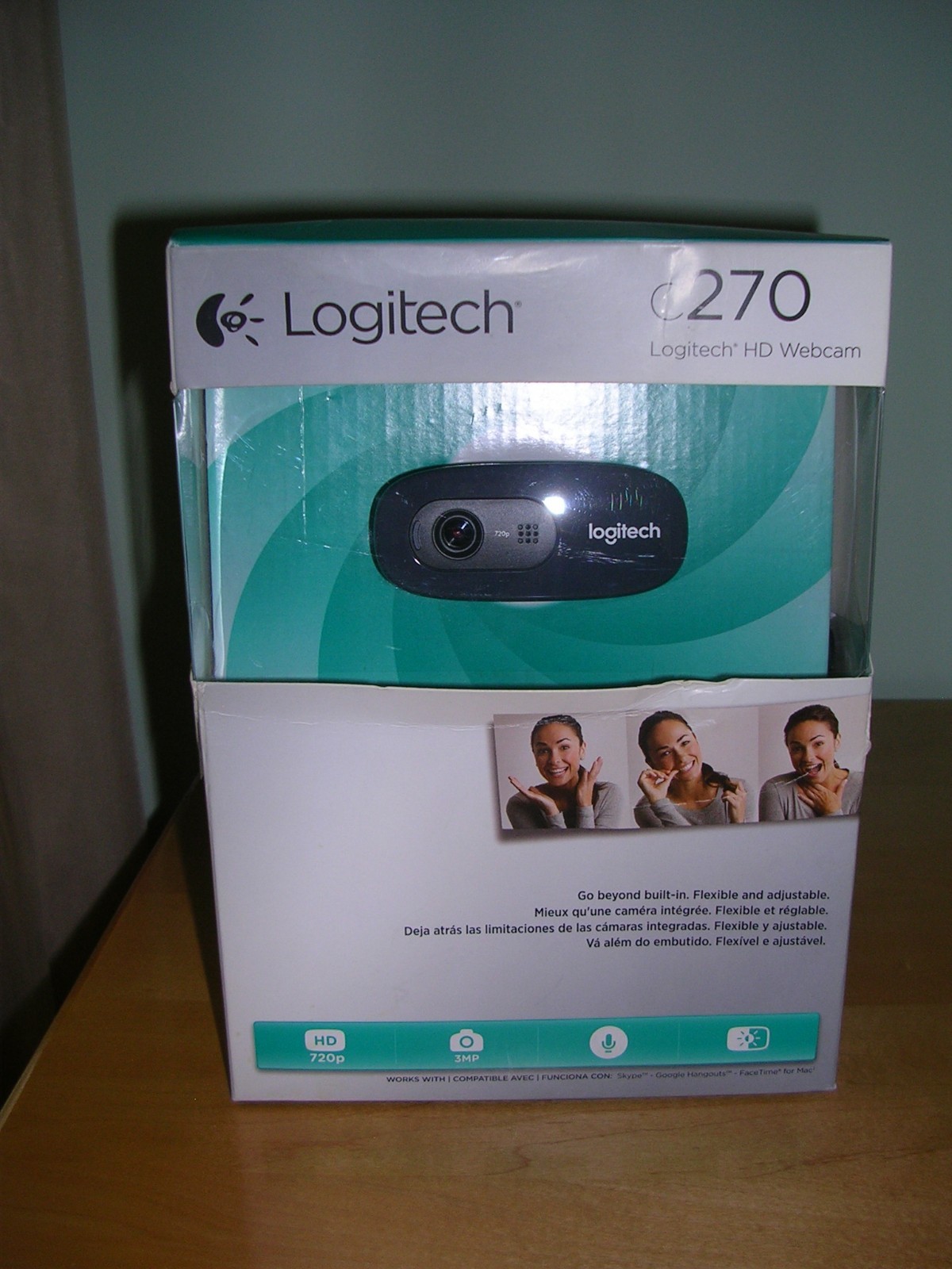 Logitech C270 HD Webcam 720p Black - New in Box