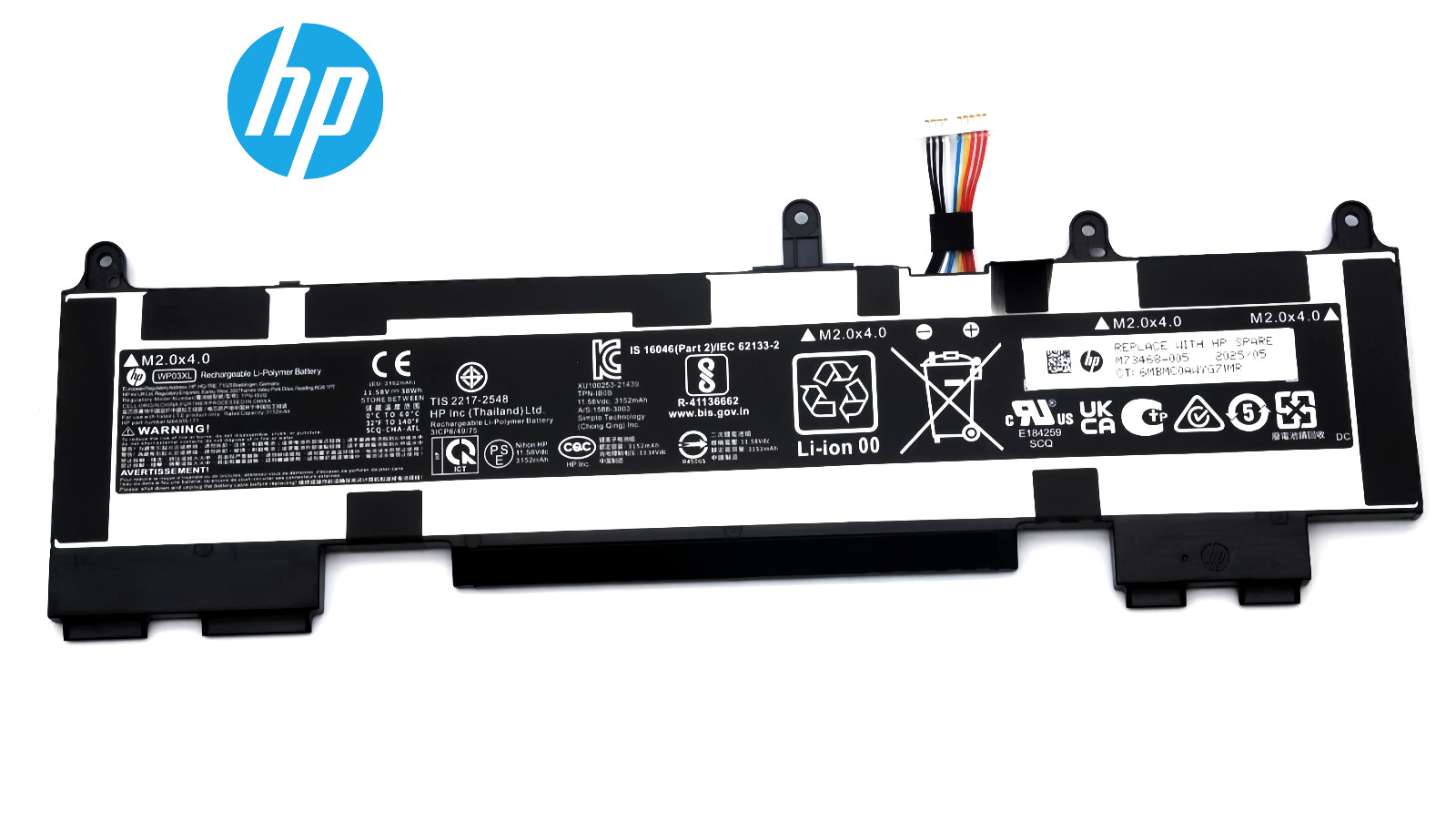 NEW OEM 38Wh WP03XL Battery For HP EliteBook 830 835 840 845 G9 1040  HSTNN-LB8W