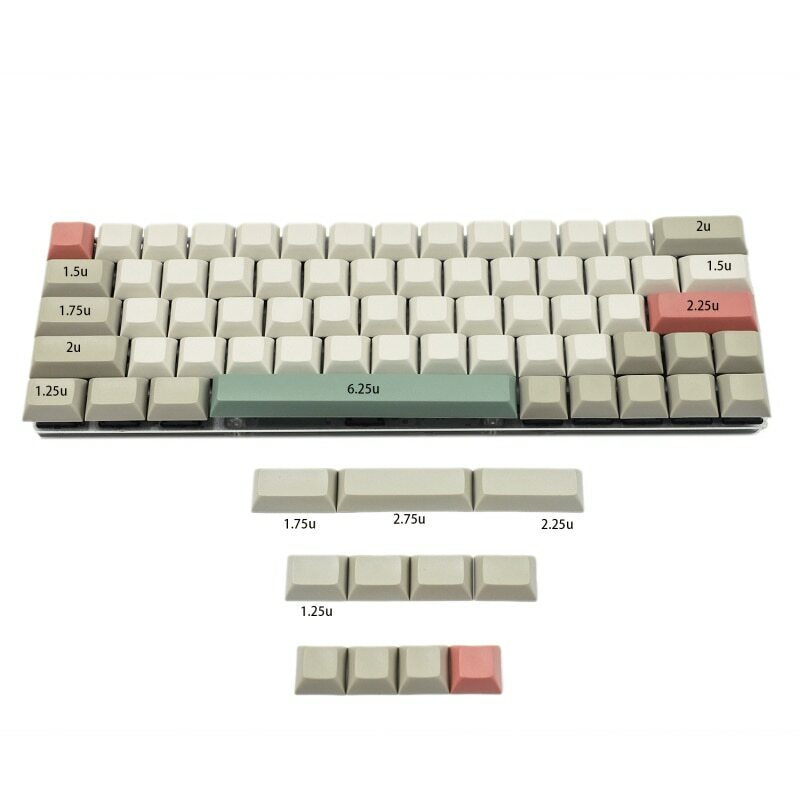 DSA Profile Keycap Set 9009 Dye Sub ANSI Keyset PBT Blank or Printed Legends