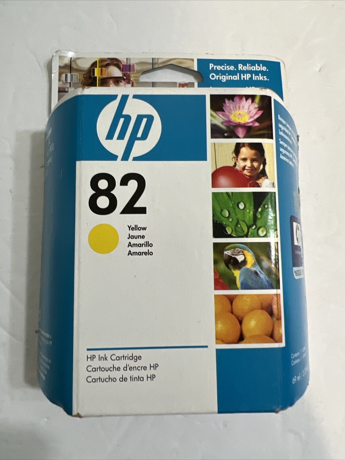 HP 82 Yellow 69ml 2.33 oz Ink Cartridge Design jet C4913A Exp.08/2010