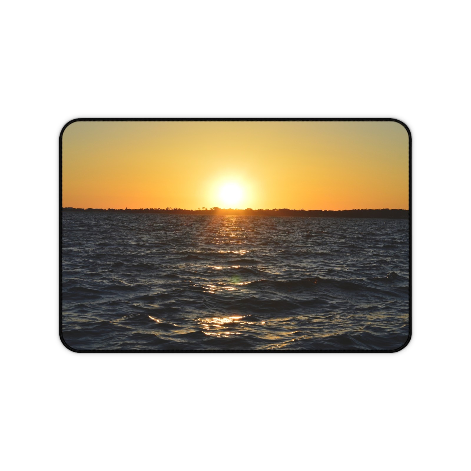 Sunset Over Ocean Desk Mat | Seascape Mouse Pad