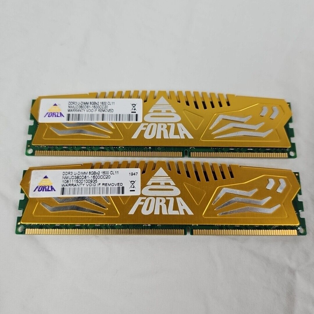 16GB Kit Neo Forza Encke (8GBX2) DDR3 1600 PC3-12800 NMUD380D81-1600CC20