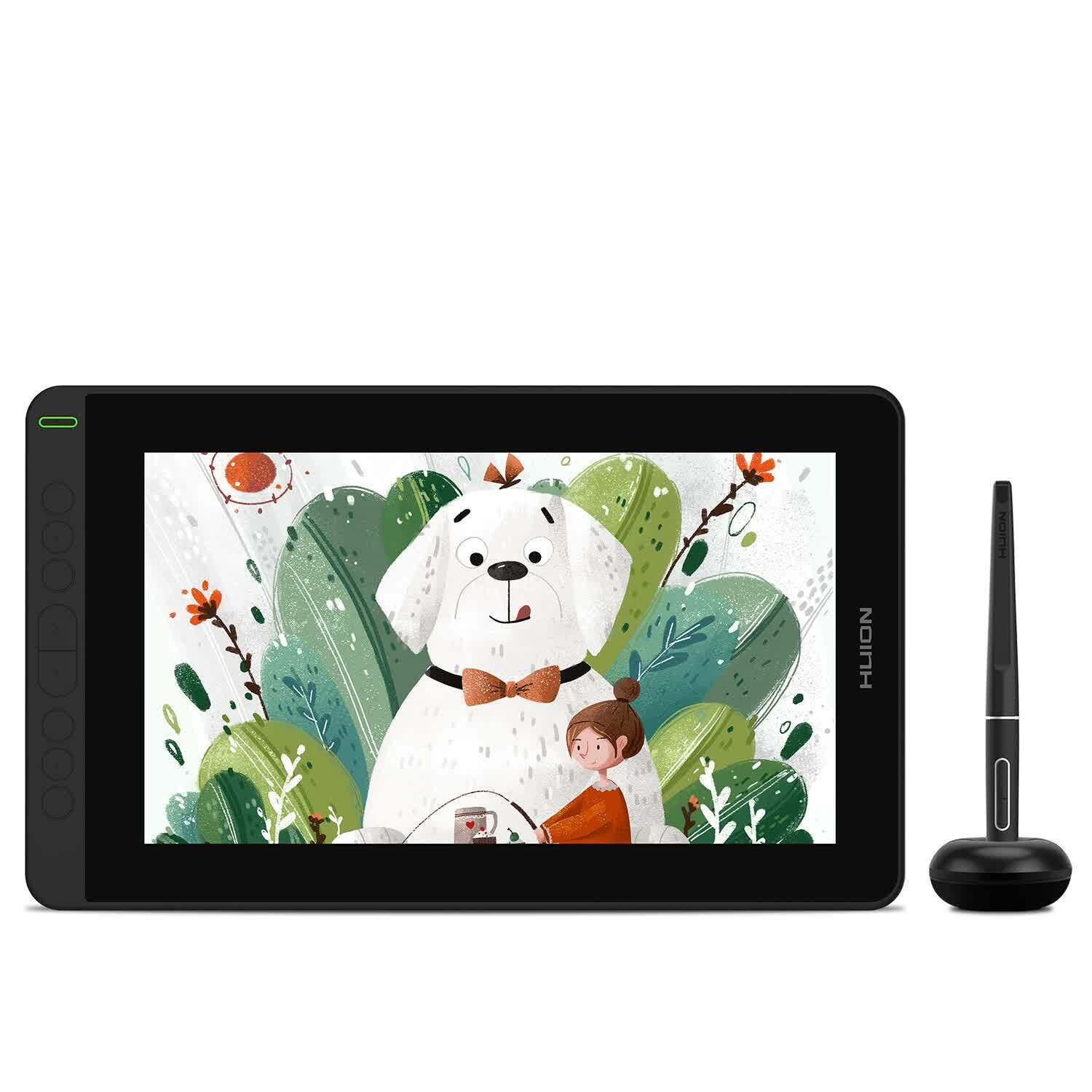 Refurbished HUION Kamvas 12 11.6inch Graphics Drawing Tablet Pen Display Android
