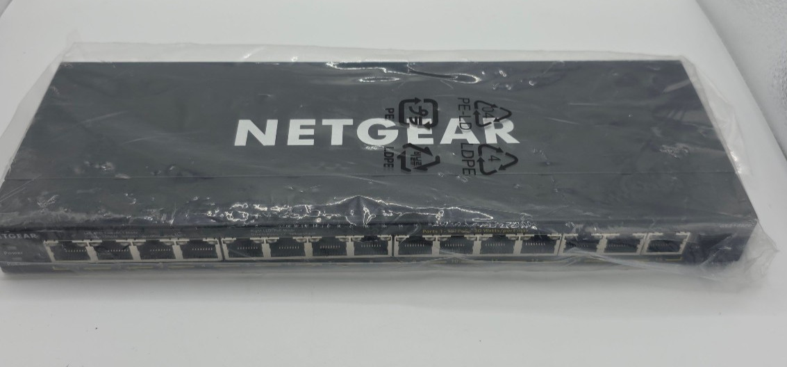 Netgear  16-Port High-Power PoE+ Gigabit Ethernet Plus Switch Model GS316EPP