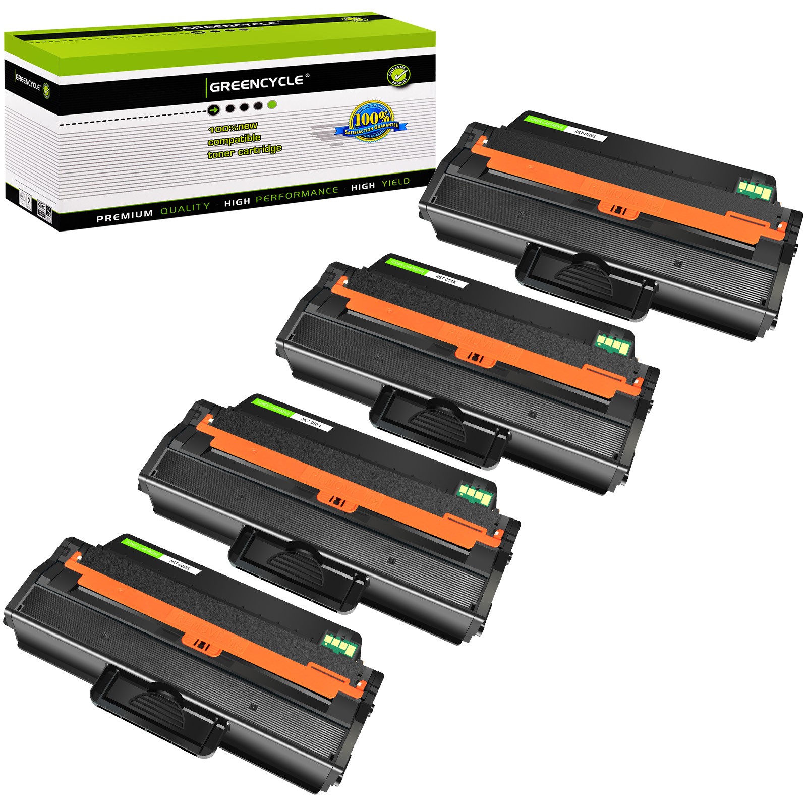 4 Pack MLT-D103L Toner fits for Samsung 103L ML-2956DN SCX-4701ND 4705ND 4726FD