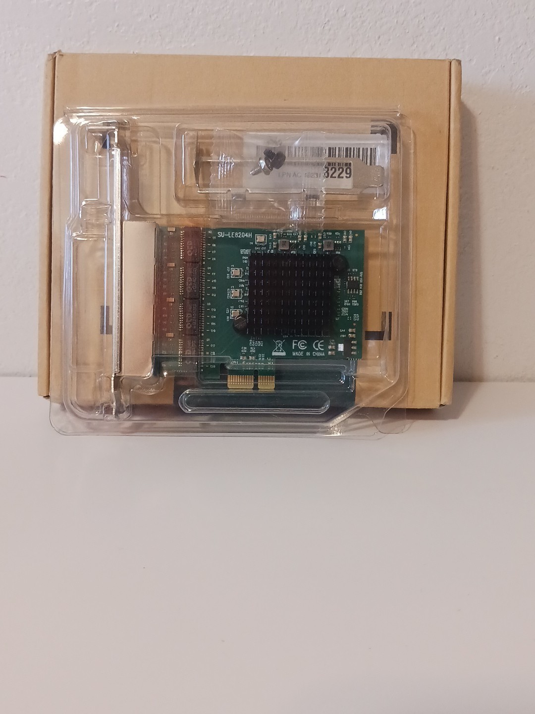 GLOTRENDS LE8204-4-port Pcle  Network Card For Desktop PC 1000/100/10mbps.