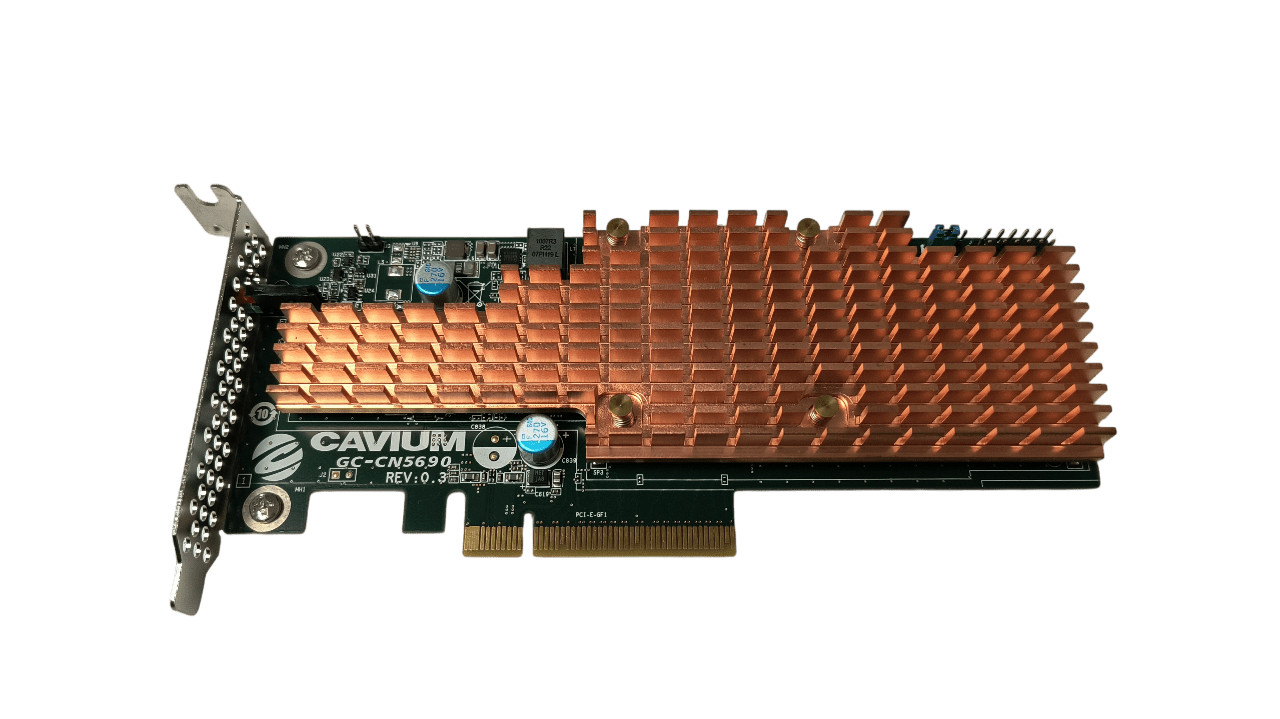 Cavium GC-CN5690 Nitrox V Security Processor Board CNN5560s-850-C45 HH Bracket