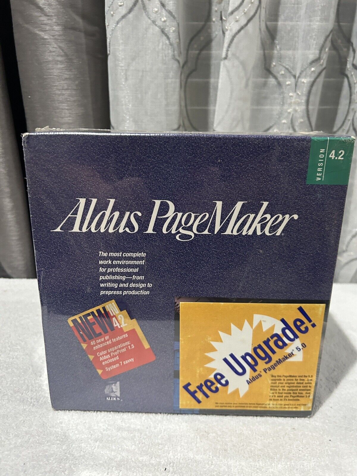 Brand New Aldus PageMaker 4.2 For Apple Macintosh 3.5” 800K Disks
