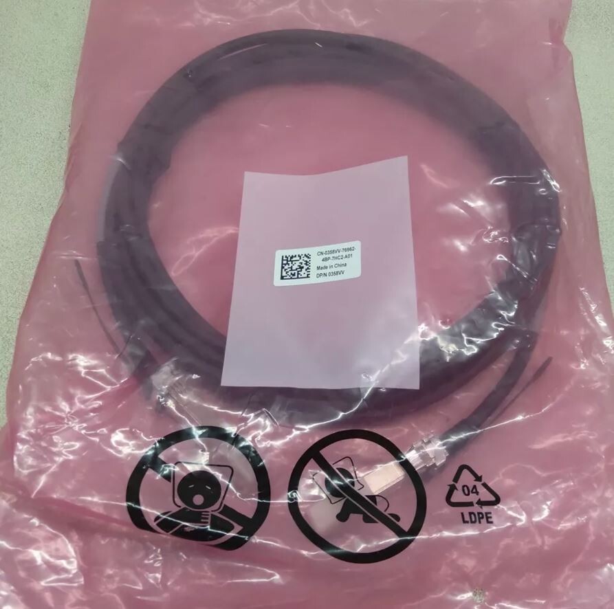 New 358VV Dell Force10 SFP+ 5M Twinax SFP Port Cable Heavy Duty Connector 0358VV