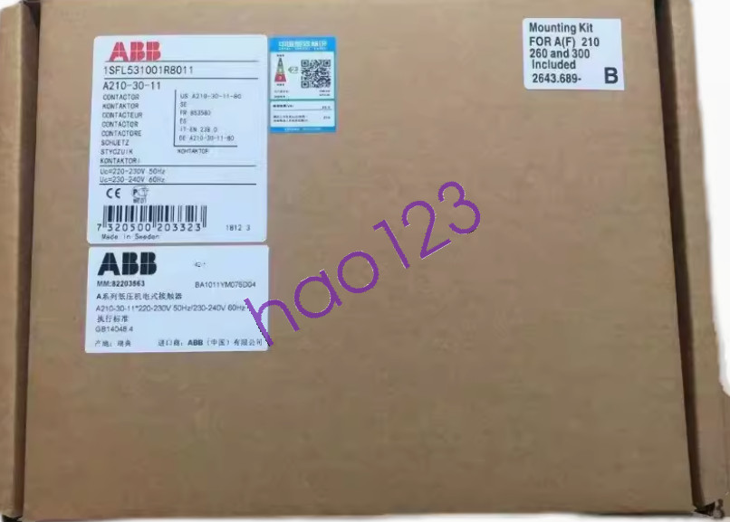1PCS NEW ABB AC contactor A210-30-11 DHL/FedEx