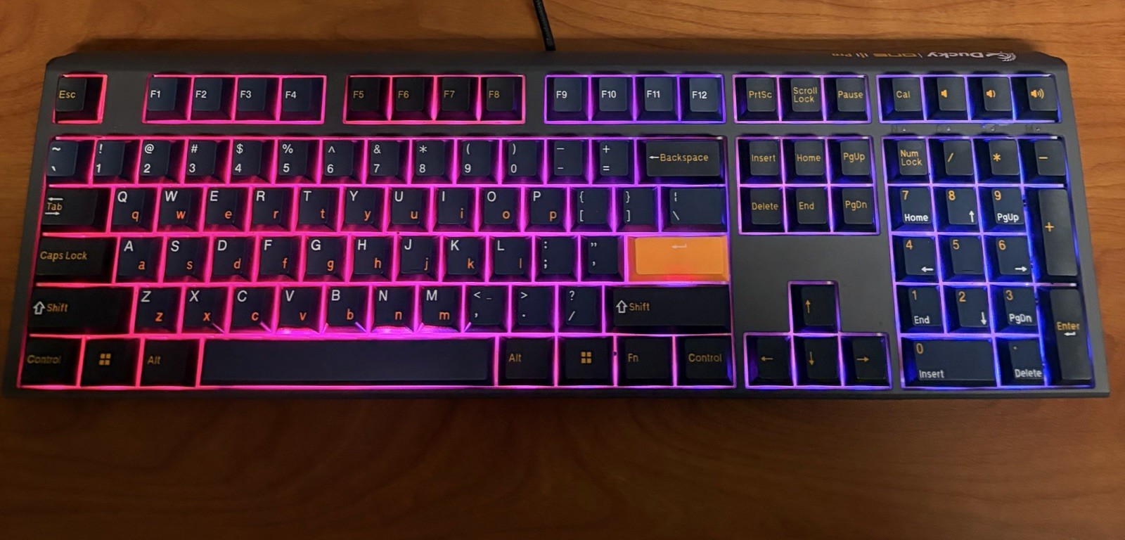 Ducky One 3 Pro Nazca 8K Wired Mechanical Gaming Keyboard - Black