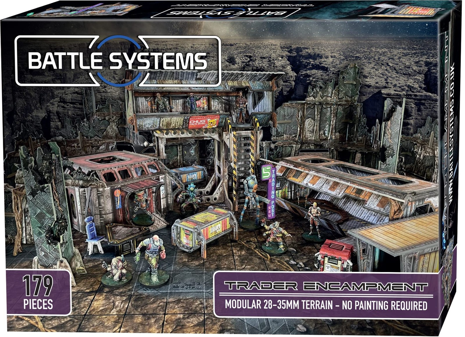 Battle Systems - Modular Tabletop 3D Gaming Sci-Fi Terrain - Perfect for 28mm...