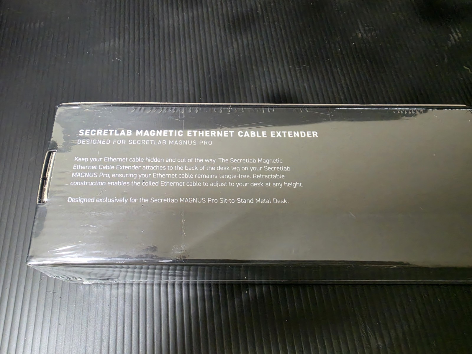 Secretlab Magnetic Ethernet Cable Extender Black V2 MAGNUS Pro MLANCBLEXT