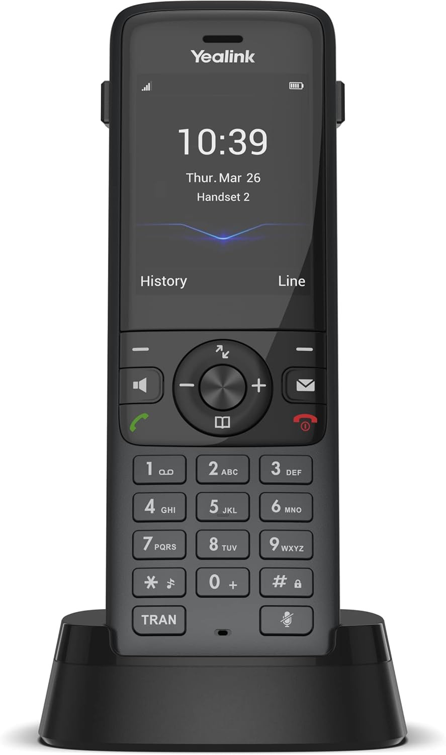 YEALINK W78H Wireless DECT Handset, Scalable Solution, Optimised Wireless Commun