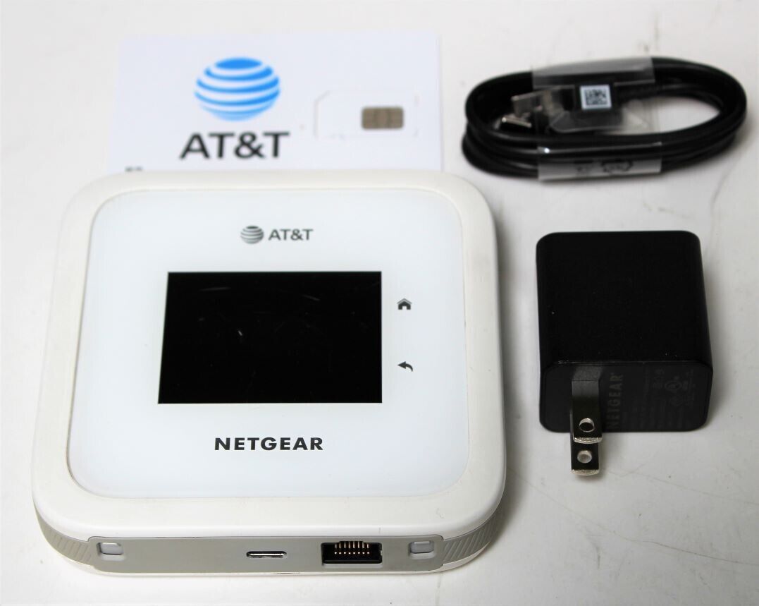 Netgear Nighthawk M6 5G MR6110 WiFi 6 MIFI Mobile Router (AT&T)Hotspot GREAT