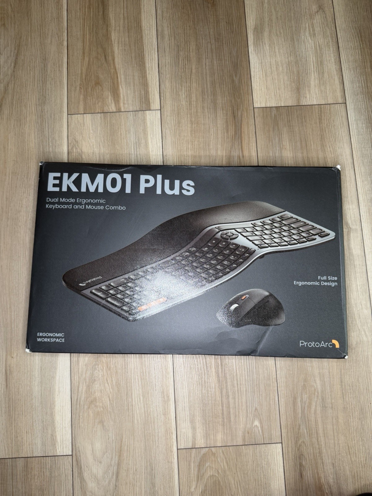 ProtoArc EKM01 Plus Ergonomic Wireless Keyboard & Mouse Combo Bluetooth / 2.4Ghz