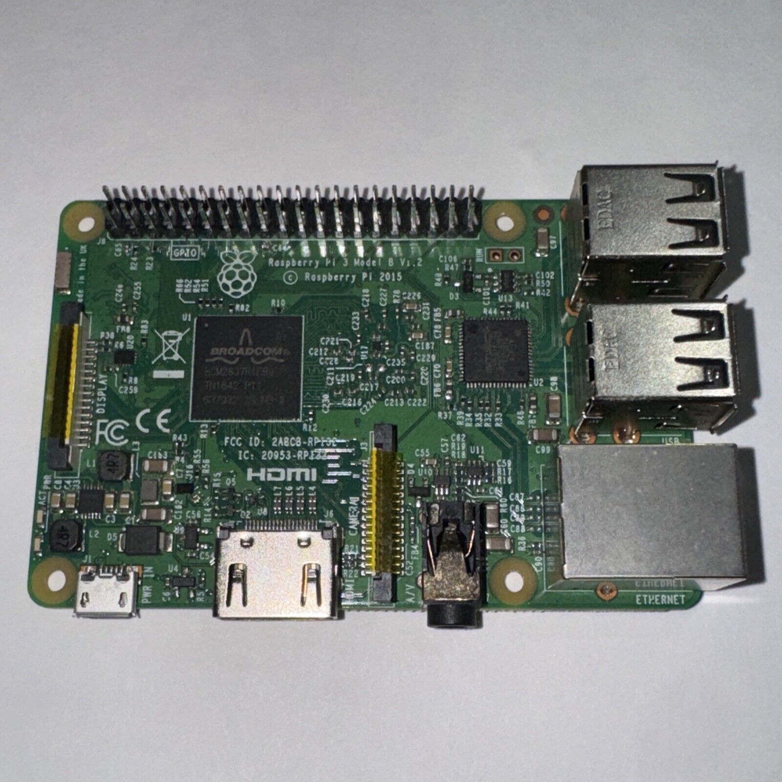 Raspberry Pi 3 Model B V1.2 1.2GHz 1GB RAM Untested