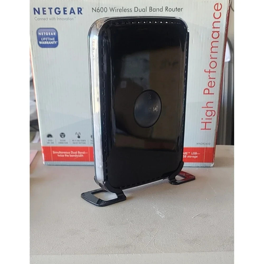 Netgear N600 Wi-Fi Wireless Dual Band Router WNDR3400