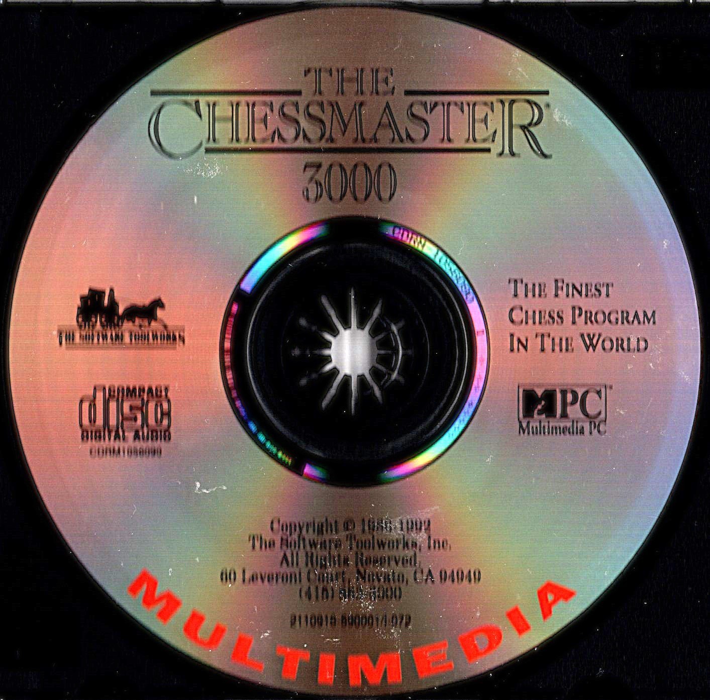 The Chessmaster 3000  CD-ROM 1992  PC DOS  #41