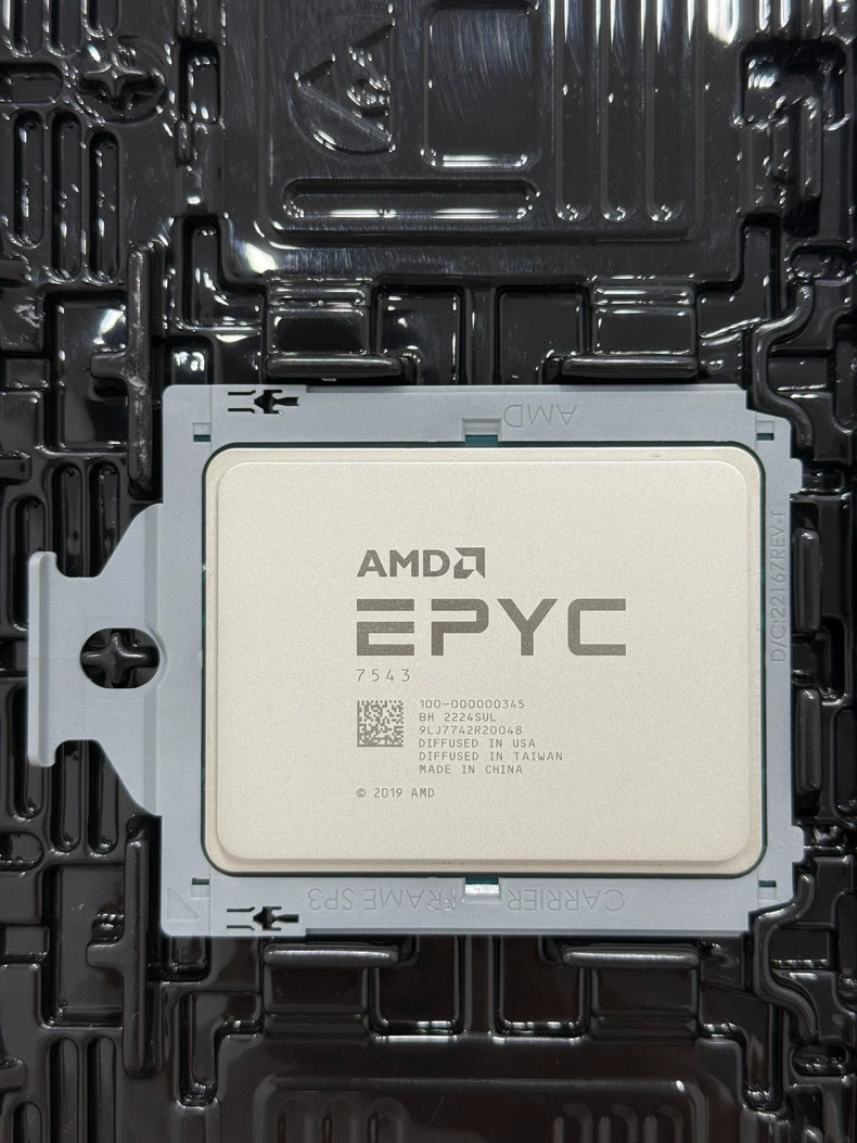AMD EPYC 7543 CPU 32-Core 64-Thread 2.8GHz 256MB SP3 UNLOCKED No Vendor Lock