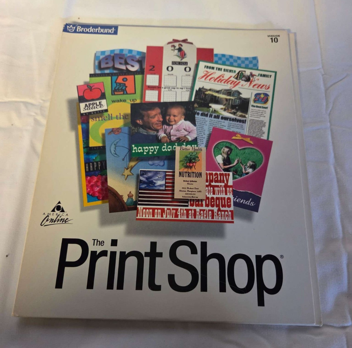 Broderbund The Print Shop Version 10 5 CD Set for Windows 95/98/NT