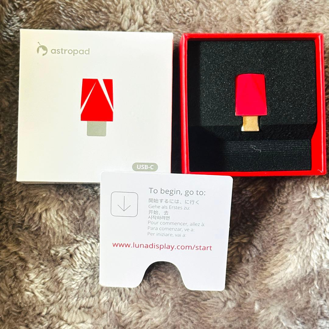 AstroPad Luna Display USB-C Dongle for Mac / PC Turn iPad into Second Monitor