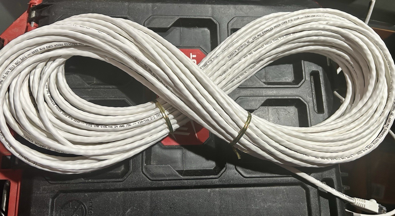 White CAT6 Ethernet Lan Network Cable 100ft Molded Boots 24 AWG Shipped From USA
