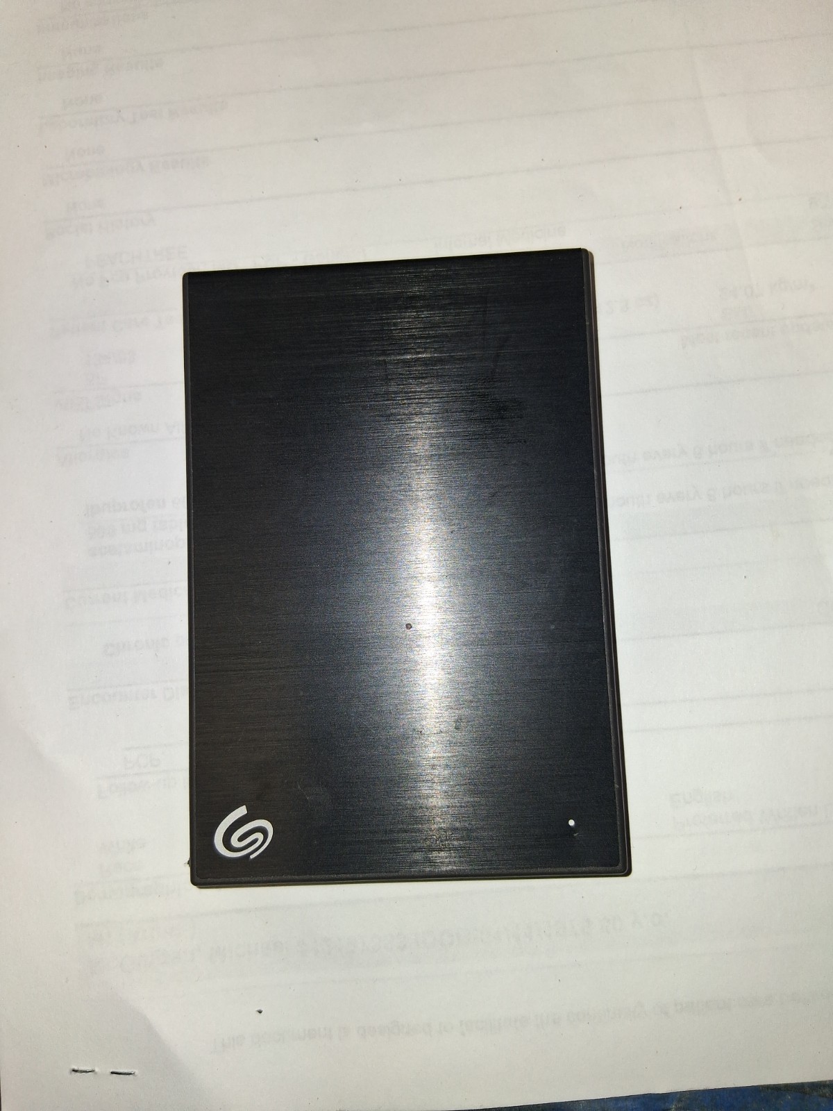 Seagate STHN2000400 Backup Plus Slim USB 3.0 2TB External Hard Drive - Black