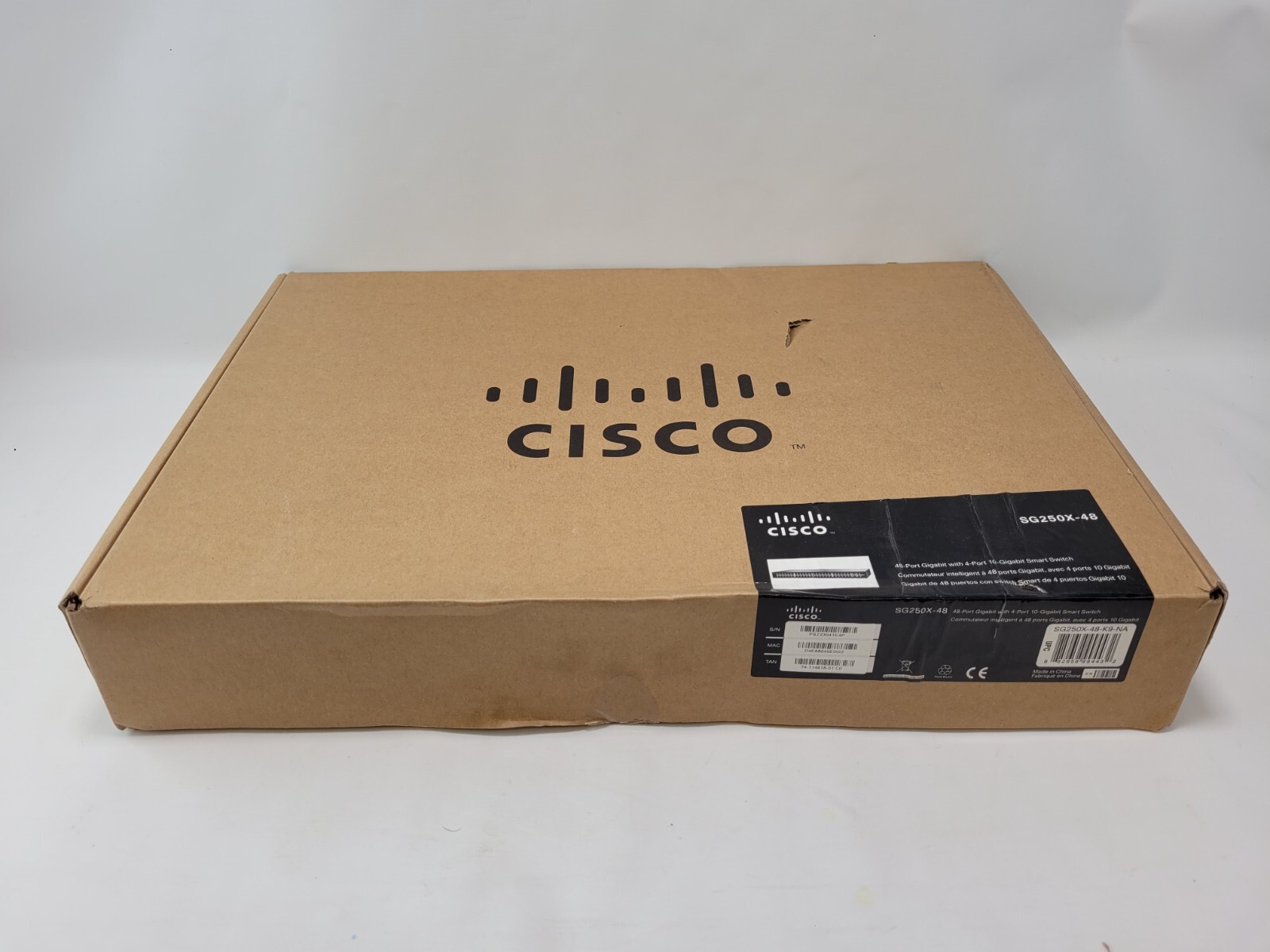 Cisco SG250X-48-K9-NA Rack Mountable 10-Gigabit  Smart Ethernet Switch