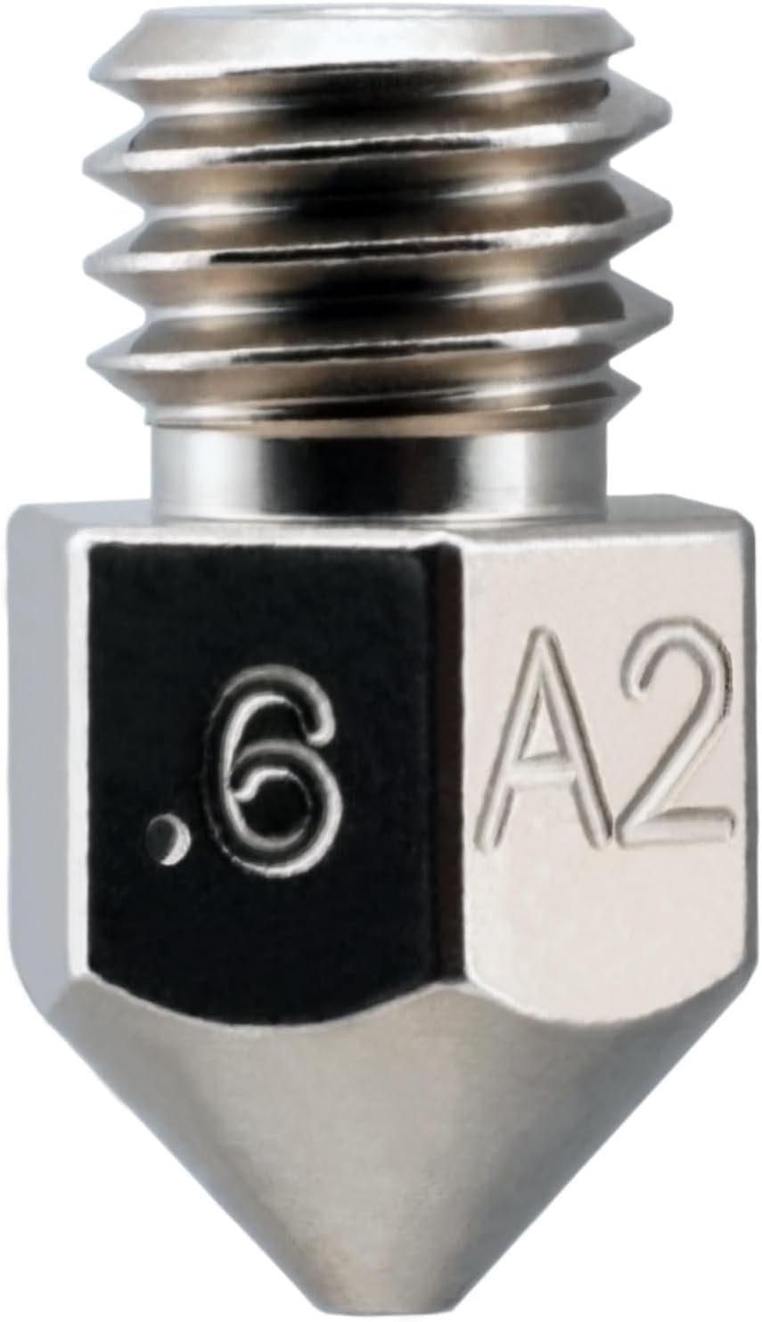 Micro Swiss MK8 Plated A2 Tool Steel Wear Resistant Nozzle (MakerBot, CraftBo...