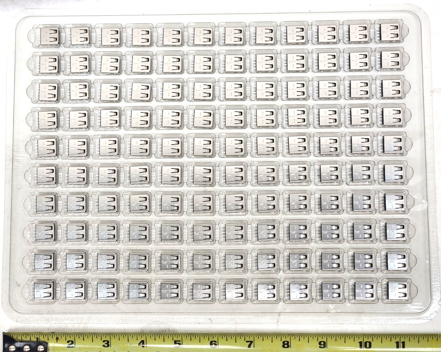 120 PIECES - Female USB 2.0 Receptacle Type-A Connector PCB Hole Mount 4 Pos USA