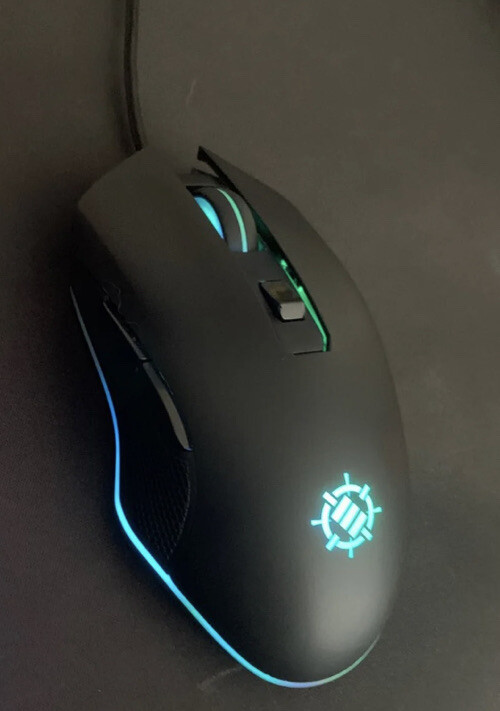 ENHANCE Infiltrate USB Gaming Mouse - LED Gaming Mouse with 6 Programmable B…