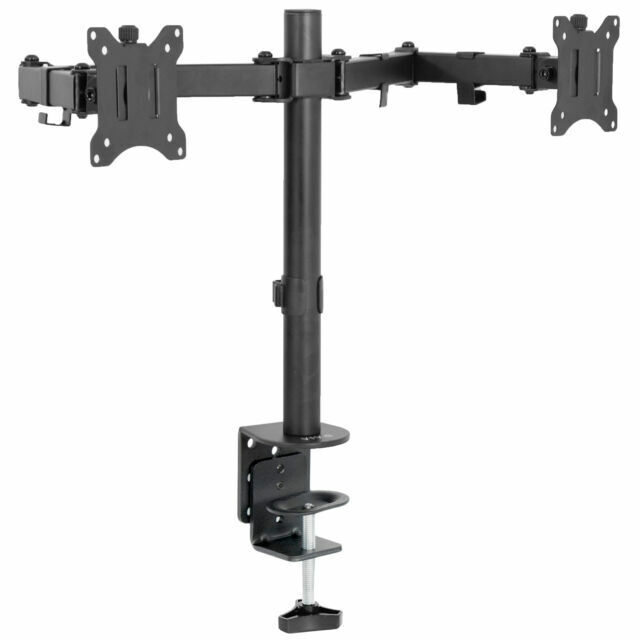 VIVO Dual Monitor 13 to 30 inch Heavy Duty Fully Adjustable Desk Mount Stand