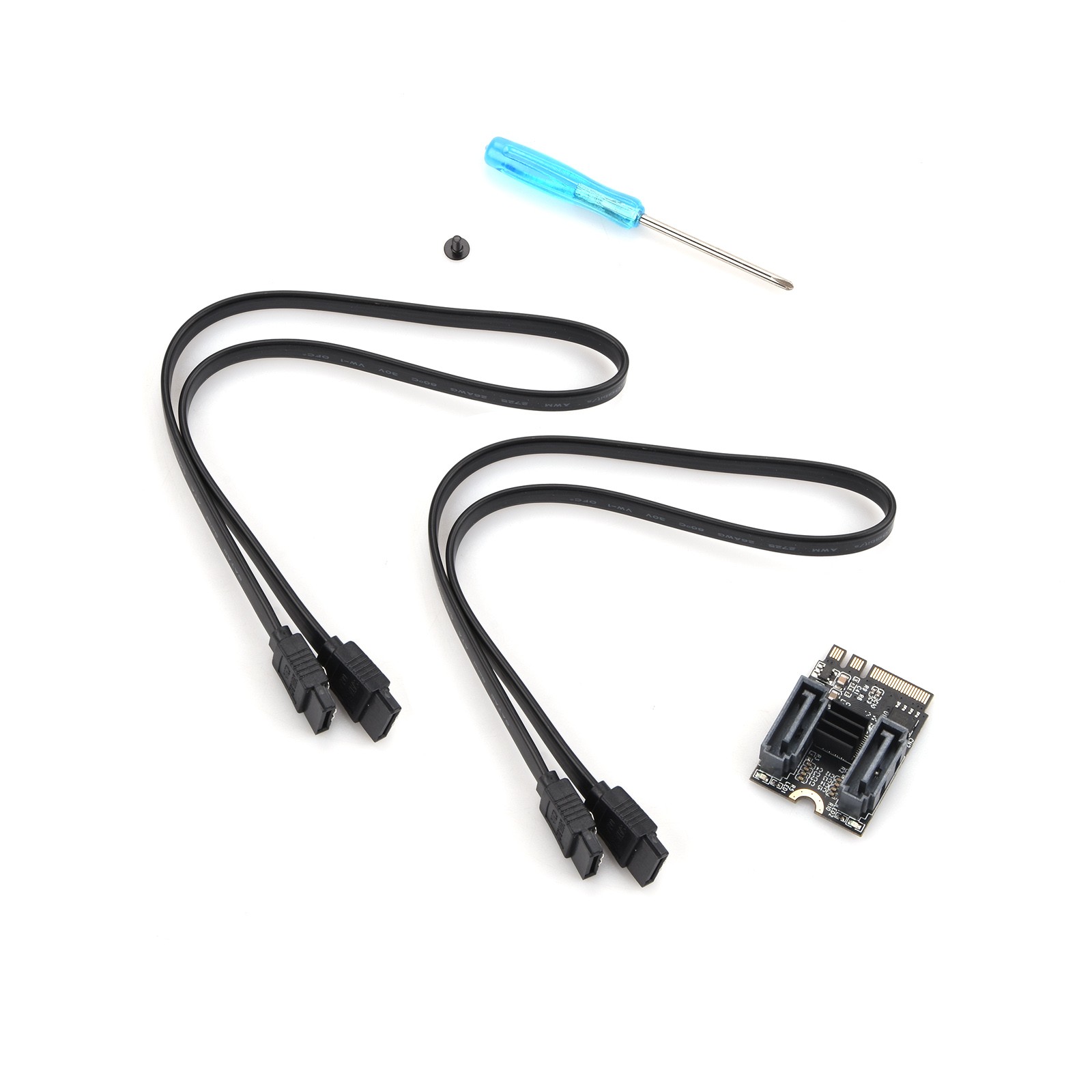 M.2 to SATA 3.0 Expansion Card Adapter Card JMB582 Chip Key A+E WiFi M.2 to SATA