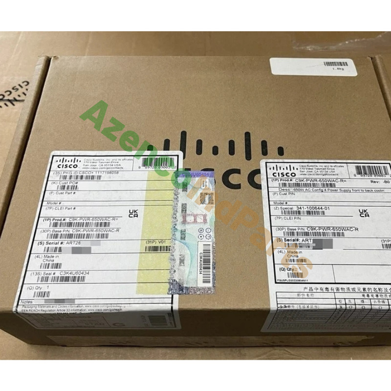 1PCS New Cisco C9K-PWR-650WAC-R Power Supply for Catalyst 9500 Series Switch