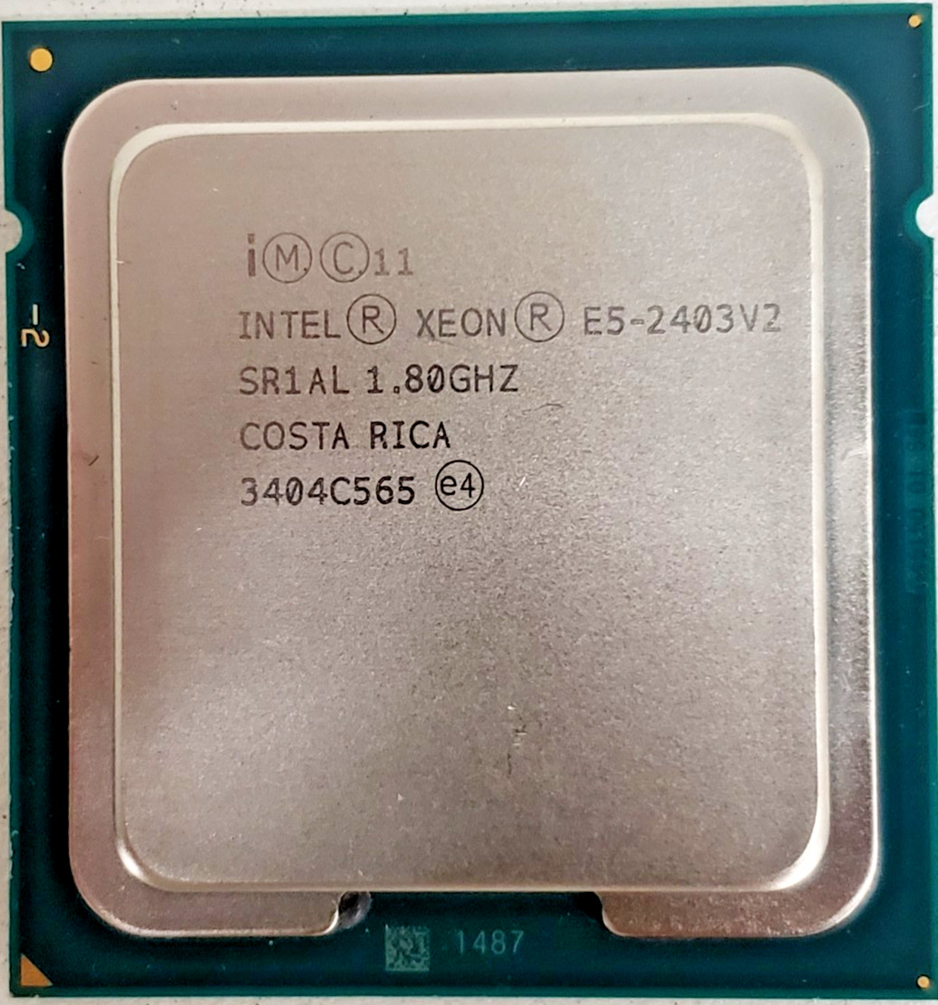 Intel Xeon E5-2403 v2 1.80GHz Quad-Core 10MB LGA1356 Server CPU Processor.