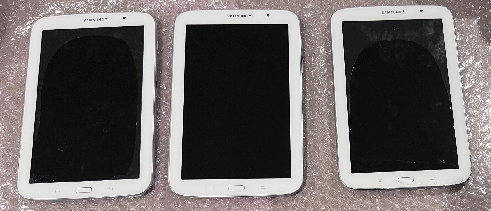 (3) Defective Samsung Galaxy Note GT-N5110 16GB Wi-Fi 8in - Marble White