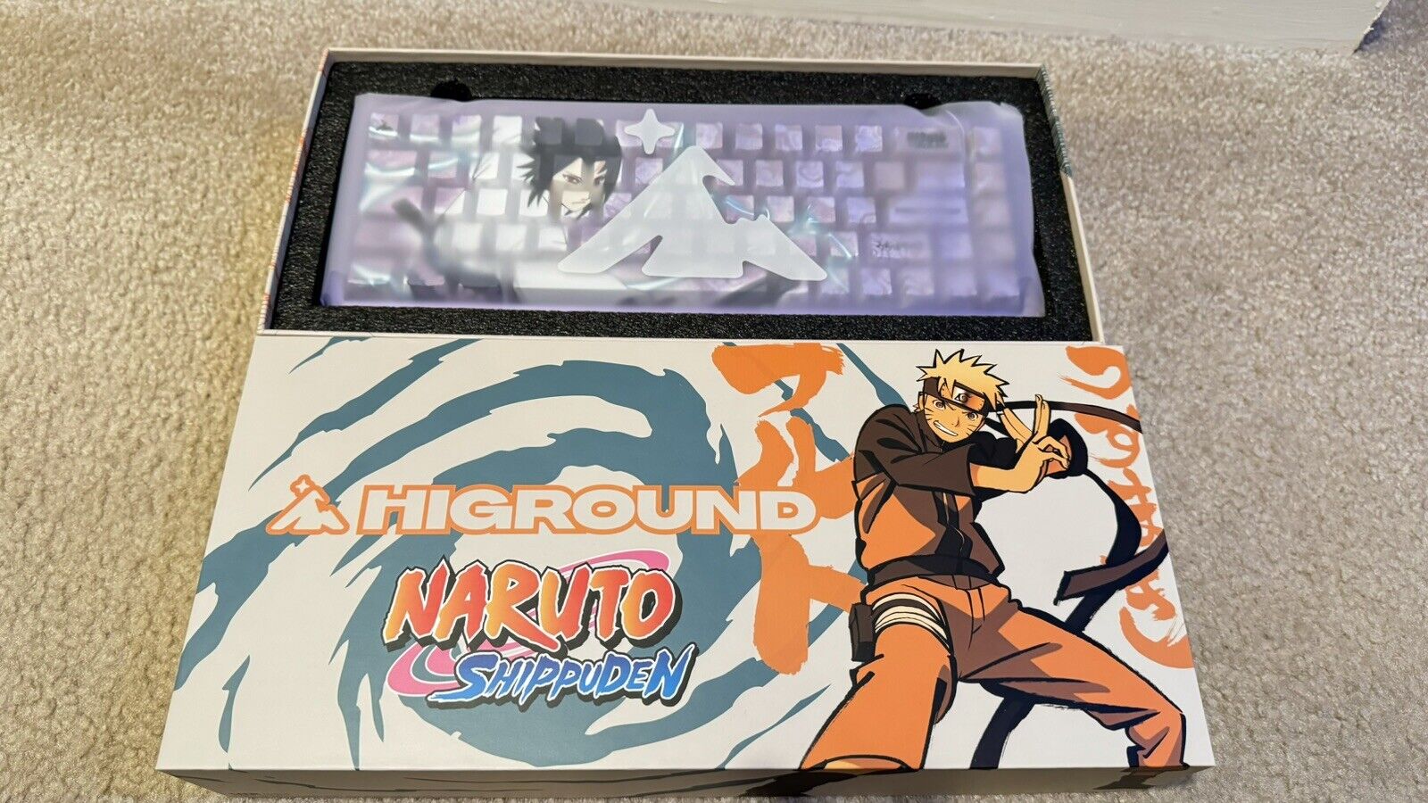 Naruto x HiGround Summit 65 Keyboard - Sasuke