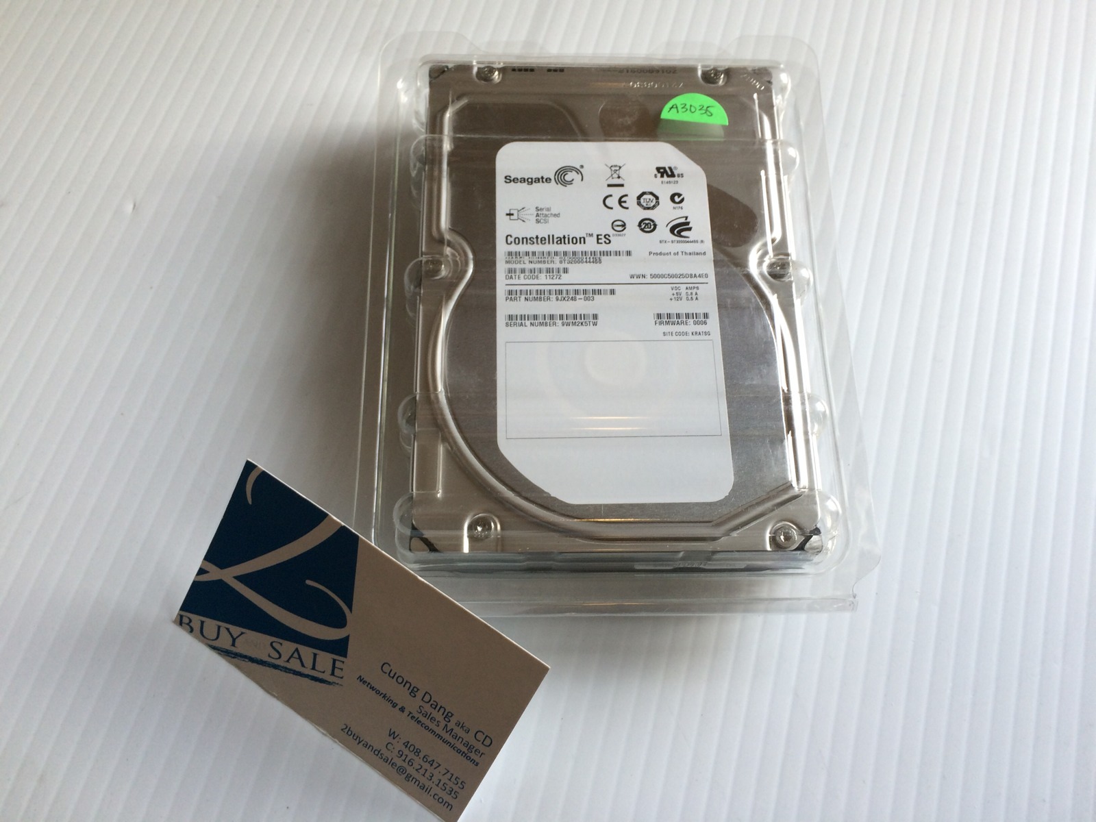 NEW IBM 9JX248-003 Seagate ST32000444SS F/W 0006 2TB 3.5" SAS 6Gbps 16MB Cache 
