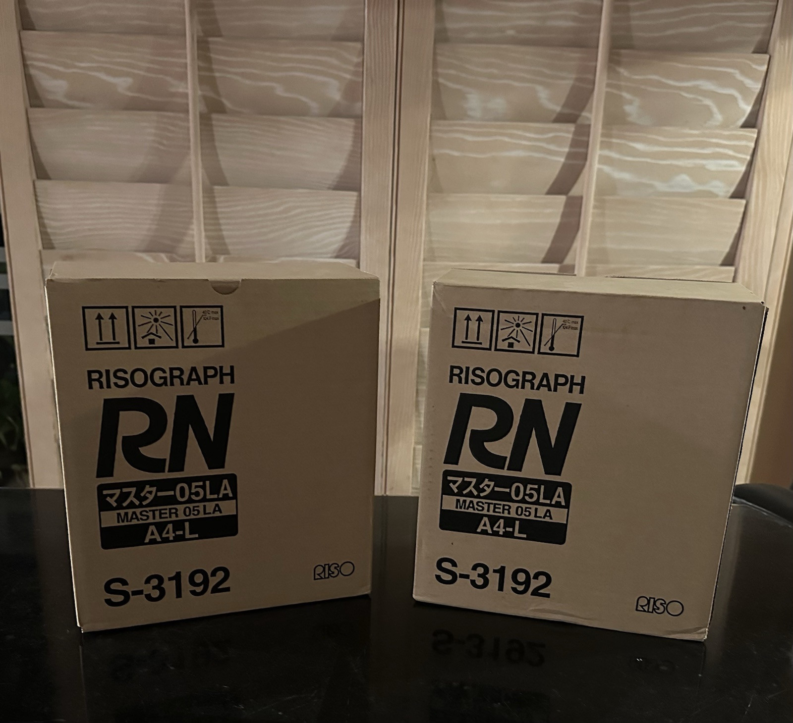NEW 2 Boxes (4 Rolls) OEM Risograph RN Masters S-3192
