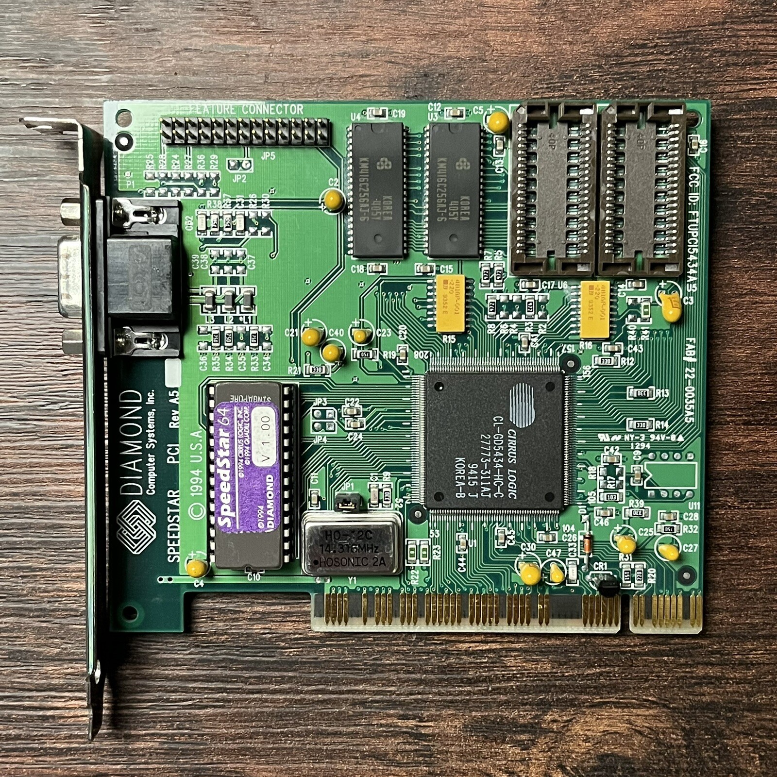 Diamond SpeedStar 64 1MB PCI Video Card VGA For DOS Gaming