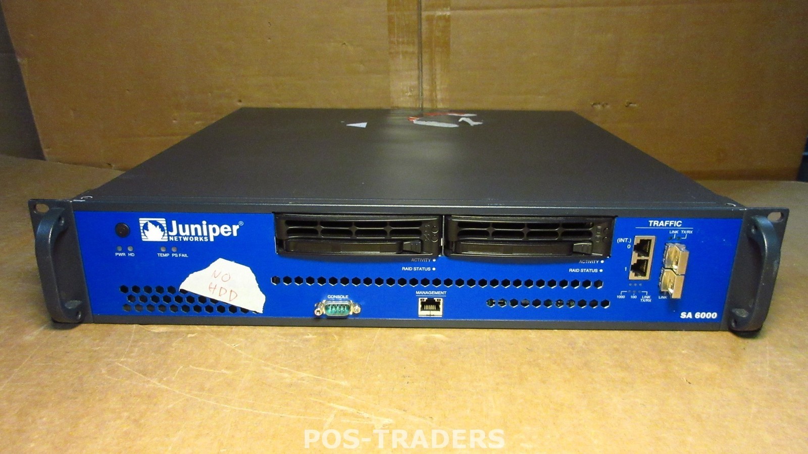 Juniper SA6000 FIPS - Secure Access SSL VPN Base Appliance 2X PSU EXCL HDD