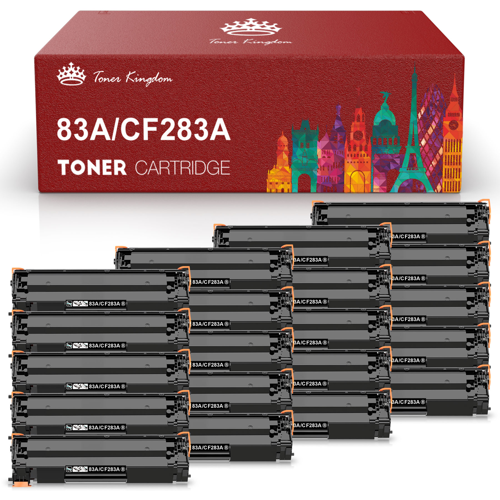 20Pack CF283A Black Toner for HP LaserJet Pro MFP M225dn M225dw M225rdn M239n