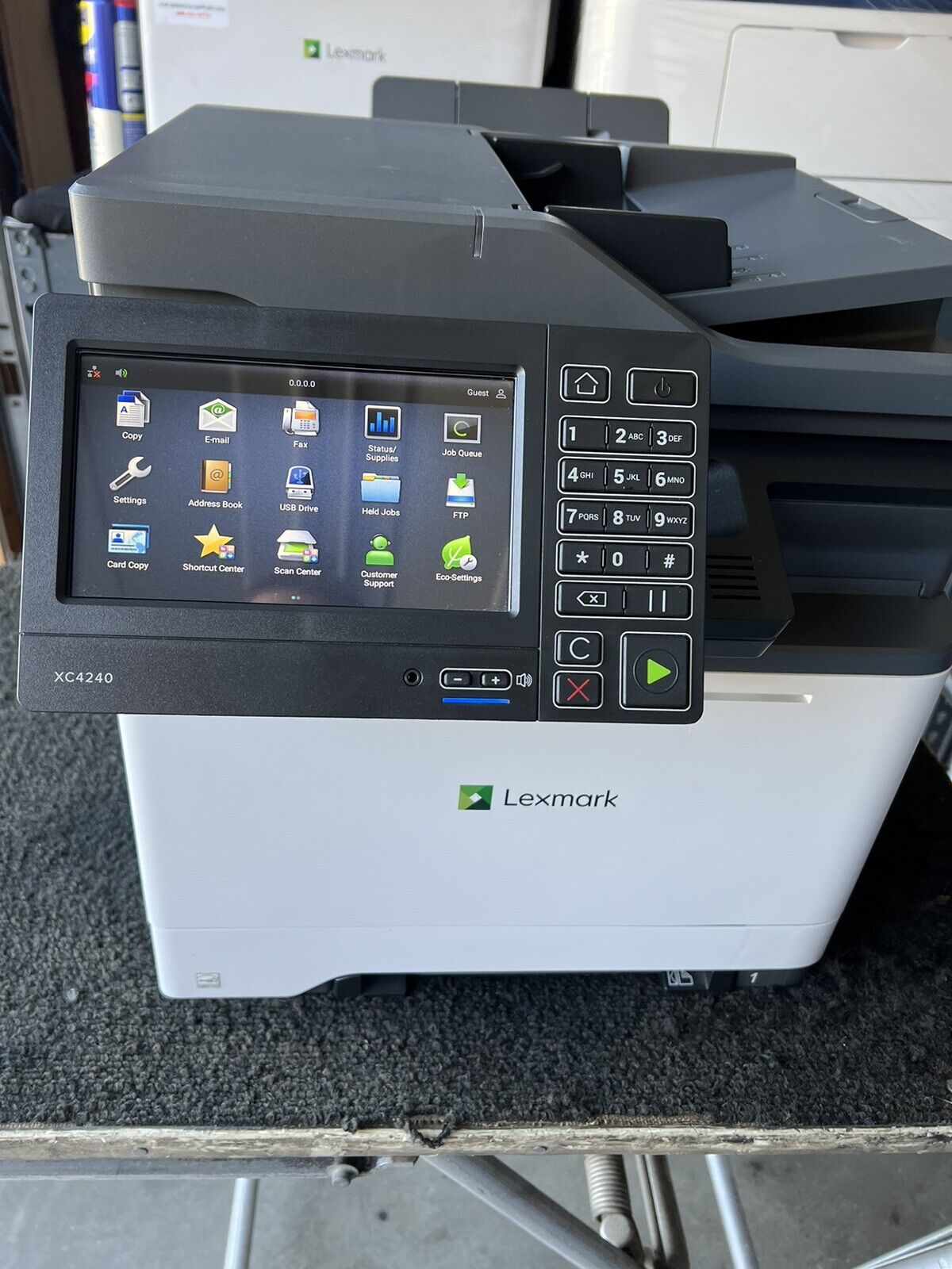 Lexmark Xc4240 Color Copier 40 Ppm Scan Fax Print 10 available