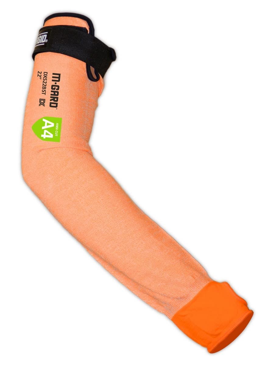 MAGID M-GARD DX ANSI A4 Cut-Resistant Arm Sleeve with Thumb Slot, 5 Pairs, DXS